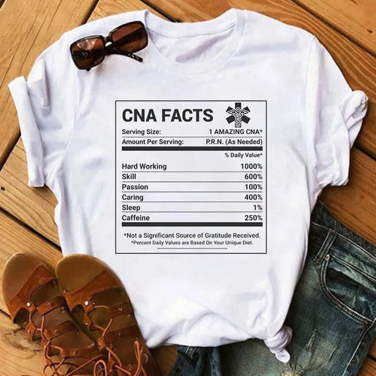 CNA Facts CNA T-Shirt Nursing Assistant Classic Fit Tees